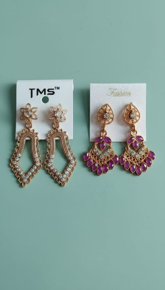 Trendy Artificial Earrings Set for Women – Stylish Fashion Jewelry